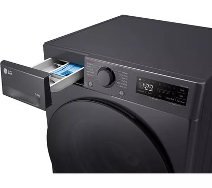 Lavadora secadora LG TurboWash FWY696GBLN1 de 9 kg y 1400 rpm