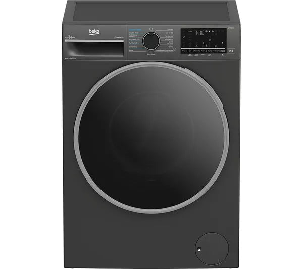Lavadora secadora BEKO Pro UltraFast B5D59645UG con Bluetooth, 9 kg, color grafito 