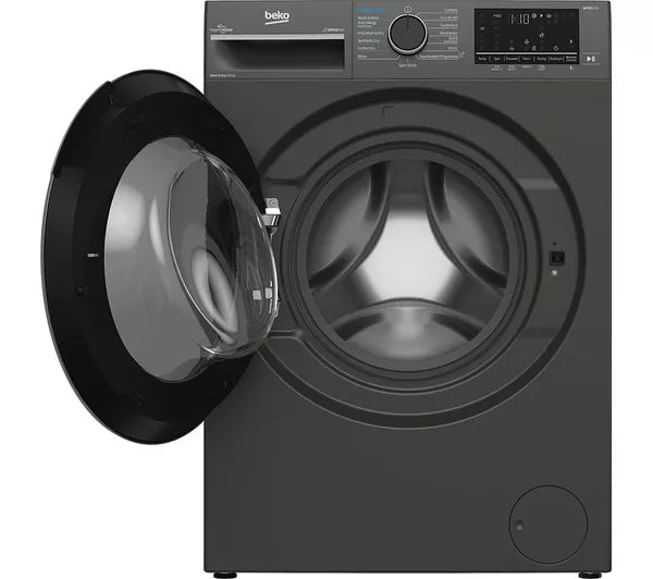 Lavadora secadora BEKO Pro UltraFast B5D59645UG con Bluetooth, 9 kg, color grafito 