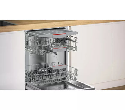 Lavavajillas BOSCH Serie 6 Perfect Dry SMV6ZCX10G de tamaño completo totalmente integrado con WiFi