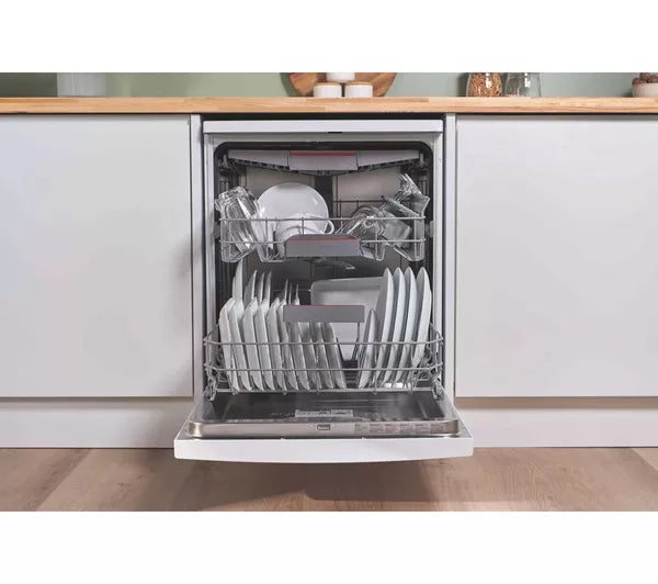 Lavavajillas Bosch Serie 6 PerfectDry SMS6ZCW10G de tamaño completo con WiFi - Blanco
