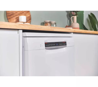 Lavavajillas Bosch Serie 6 PerfectDry SMS6ZCW10G de tamaño completo con WiFi - Blanco