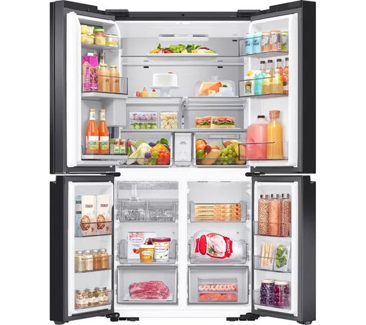 Samsung Family Hub con AI Vision RF65DG9H0EB1EU - Frigorífico-congelador inteligente - Negro