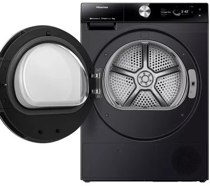 HISENSE 7S Series DH7S107BB AI WiFi-enabled 10 kg Heat Pump Tumble Dryer - Black