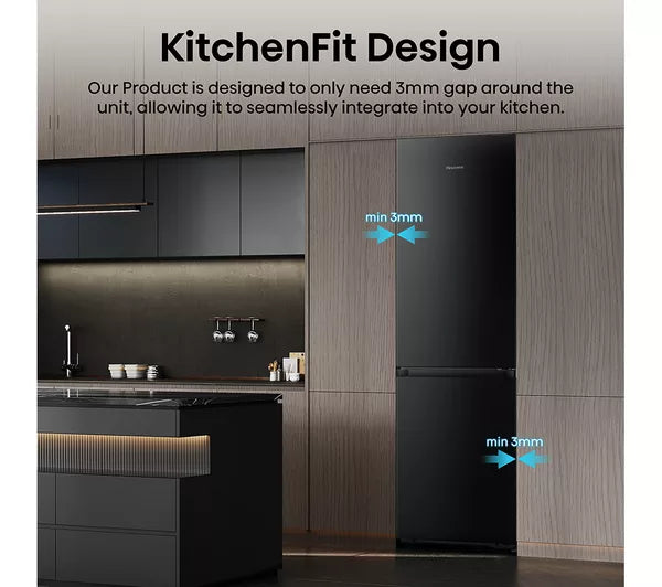 Frigorífico-congelador inteligente Hisense Kitchen Fit RB5K330GSFC 60/40