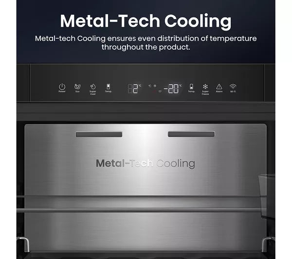 Frigorífico-congelador inteligente Hisense Kitchen Fit RB5K330GSFC 60/40