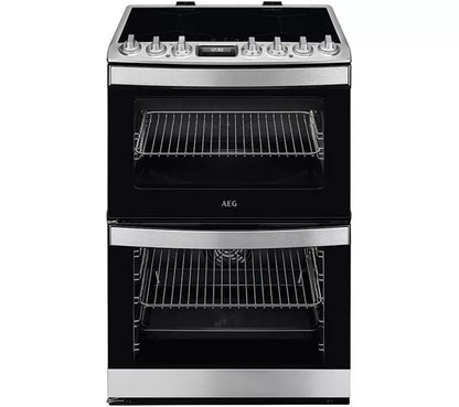 AEG 6000 SteamBake CIB6743ACM 60 cm Electric Induction Cooker - Stainless steel