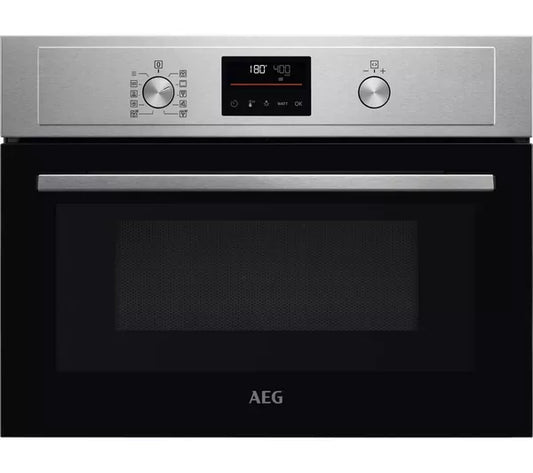 Microondas combinado de empotrar AEG KMX365060M - Acero inoxidable