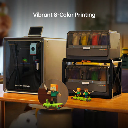 Anycubic Kobra S1 Combo 3D Printer + ACE Pro (8 Colors) & 4KG PLA