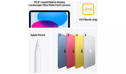 Apple iPad 2022 de 10,9 pulgadas con wifi y 64 GB