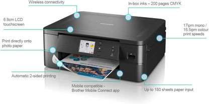 Brother DCP-J1140DW Wireless Colour 3 in 1 Printer