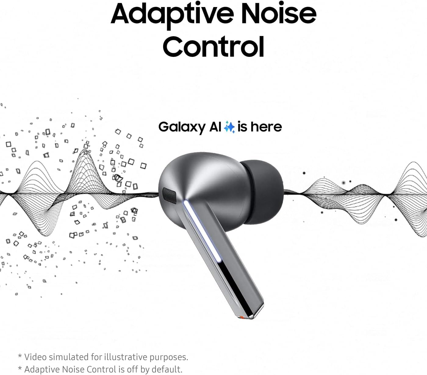 Samsung Galaxy Buds3 Pro Branco com Galaxy AI, Fones de ouvido sem fio