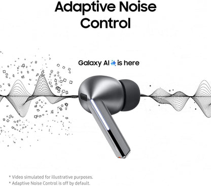 Samsung Galaxy Buds3 Pro Branco com Galaxy AI, Fones de ouvido sem fio