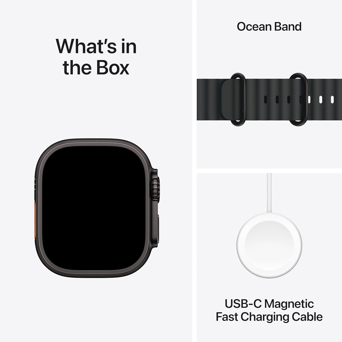 Apple Watch Ultra 2 Titanium Smart Watch - GPS + Cellular - 49mm Ocean Band