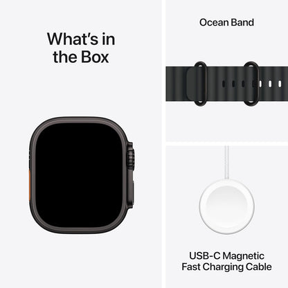 Apple Watch Ultra 2 Titanium Smart Watch - GPS + Cellular - 49mm Ocean Band