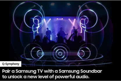 Barra de sonido Samsung Q990D de 11 canales y 1.4 canales con altavoz trasero y audio inalámbrico Dolby Atmos - 2024