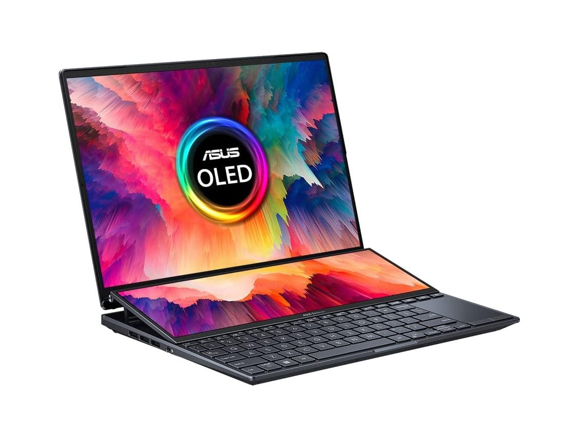 ASUS Laptop Zenbook Pro 14 Duo OLED Intel i9-13900H, NVIDIA RTX 4060 8 GB de gráficos, 32 GB de RAM, SSD de 2 TB, Windows 11