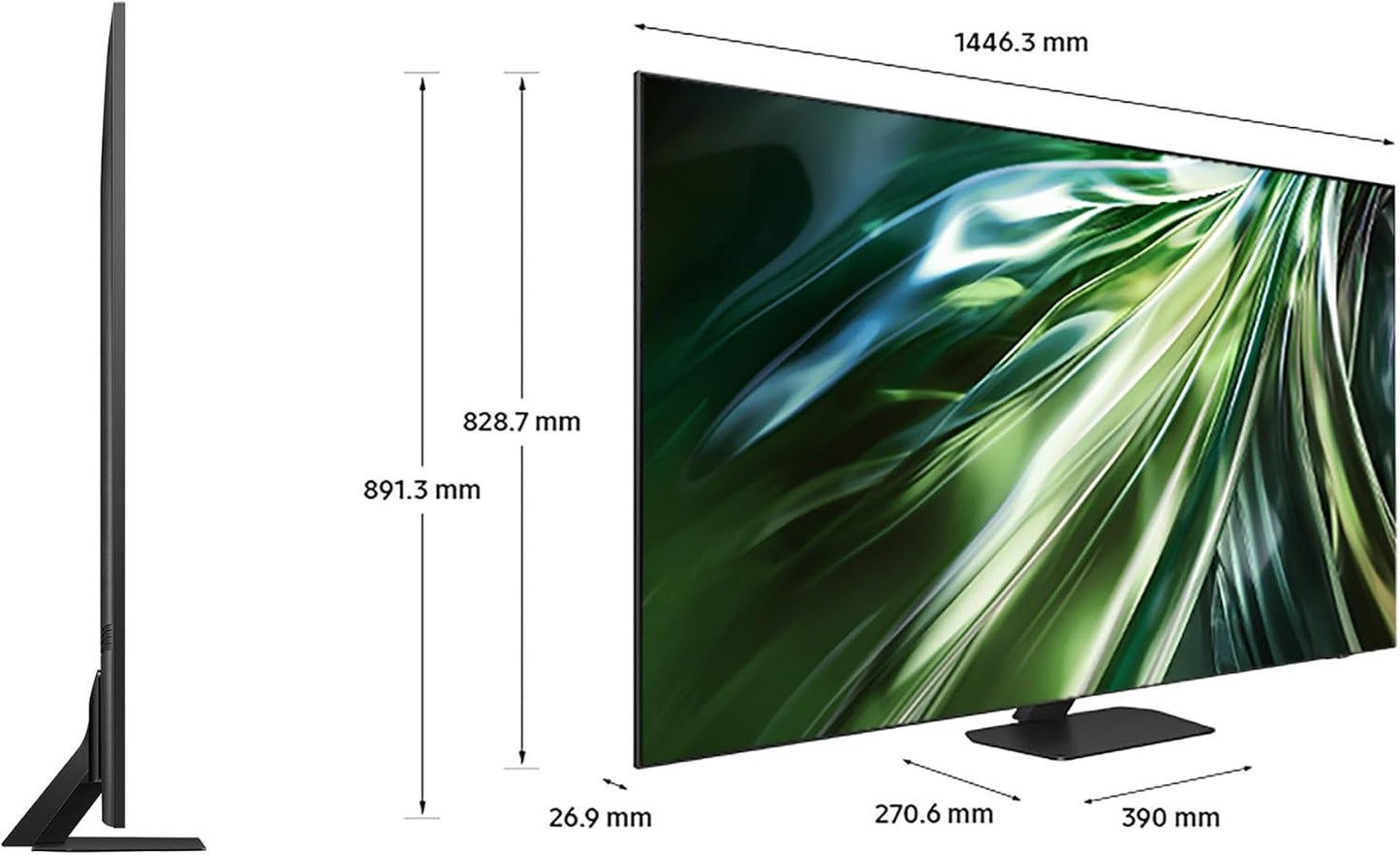 Samsung 65" QN90D Neo QLED 4K, NQ4 AI Gen2 Smart TV
