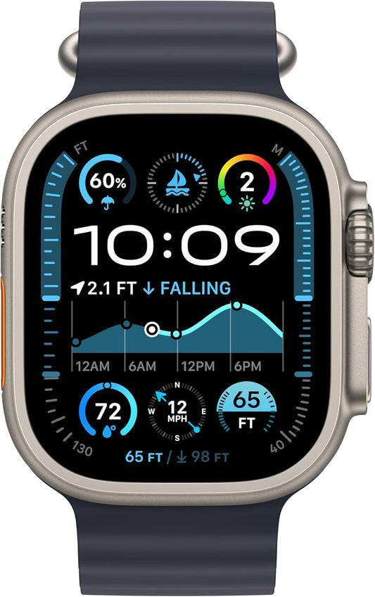 Apple Watch Ultra 2 Reloj inteligente de titanio - GPS + Celular - Correa Ocean de 49 mm