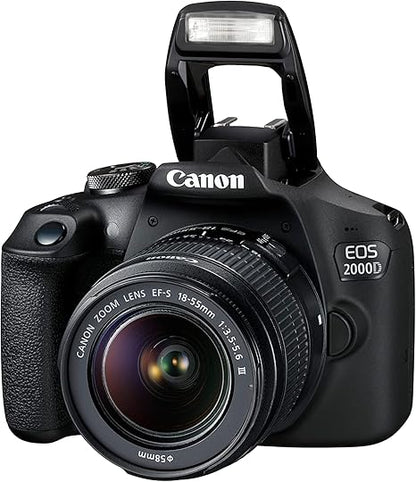 Canon EOS 2000D + objetivo EF-S 18-55 mm III
