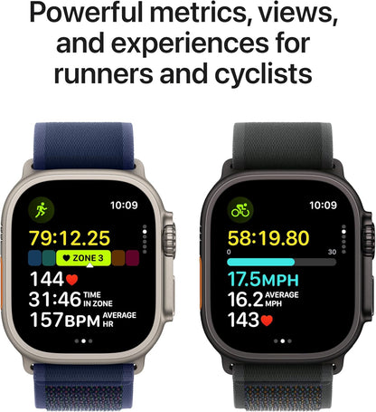 Apple Watch Ultra 2 Titanium Smart Watch - GPS + Cellular - 49mm Ocean Band