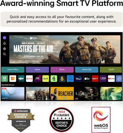 LG OLED55C45LA 55-Inch OLED evo 4K UHD Smart TV - 2024