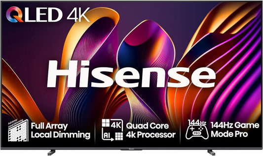 Televisor inteligente Hisense QLED 4K de 100 pulgadas y 144 Hz 100E7NQTUK PRO - 2024