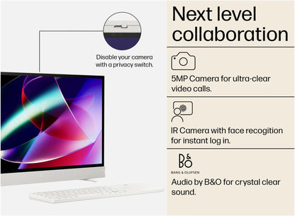 PC portátil todo en uno HP Envy Move de 23,8" - Core™ i5, SSD de 1 TB, color blanco