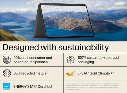 HP Spectre x360 16" Laptop OLED Touchscreen Conversível, Core™ Ultra 7 - Preto 