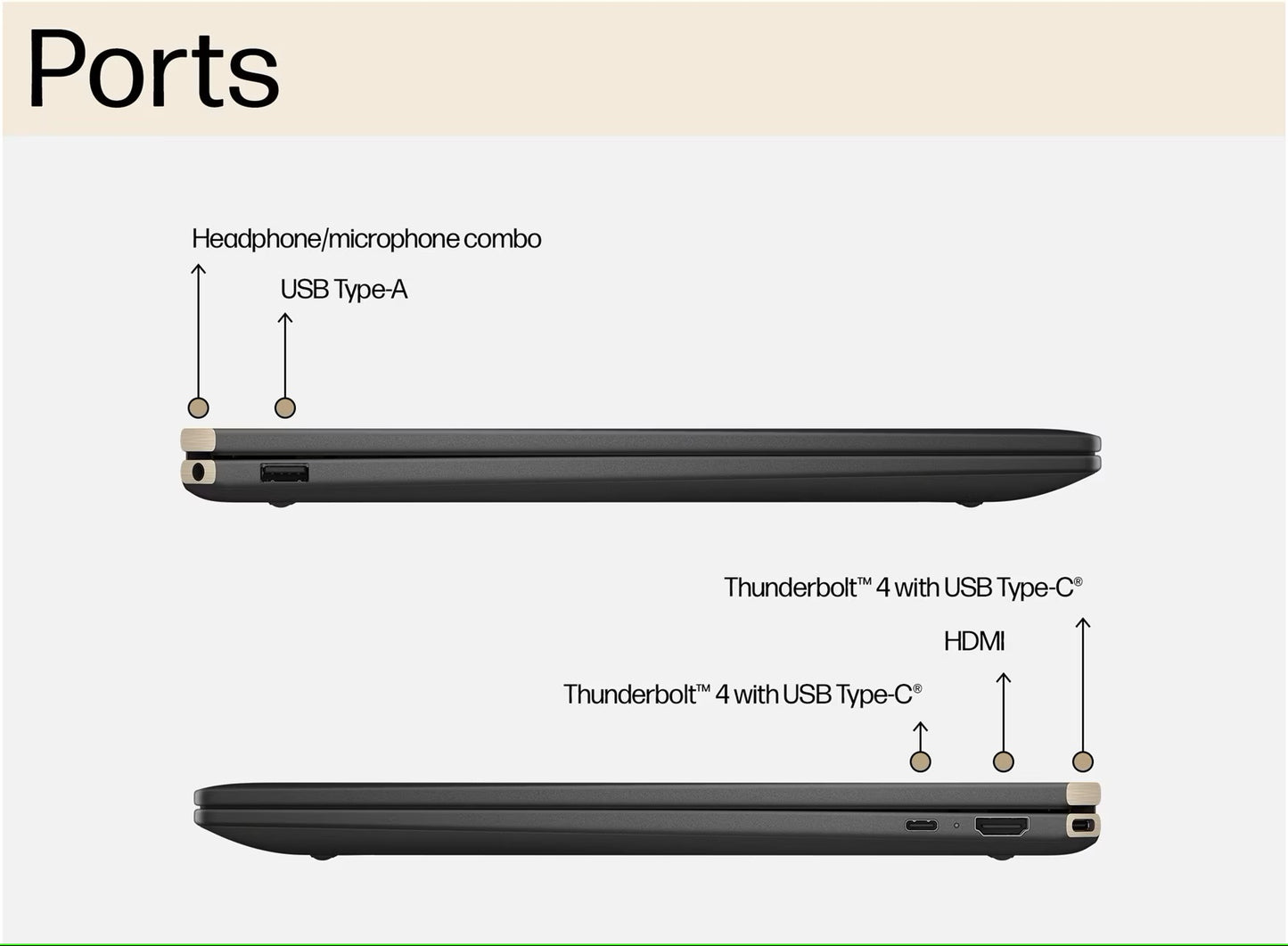 HP Spectre x360 16" Laptop OLED Touchscreen Conversível, Core™ Ultra 7 - Preto 