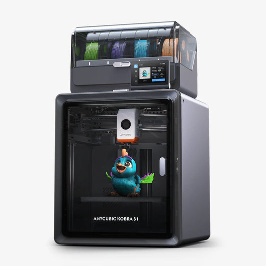 Impresora 3D combinada Anycubic Kobra S1 + ACE Pro (8 colores) y PLA de 4 KG