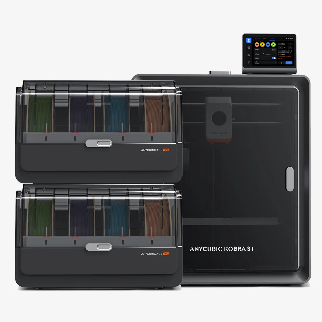 Anycubic Kobra S1 Combo 3D Printer + ACE Pro (8 Colors) & 4KG PLA