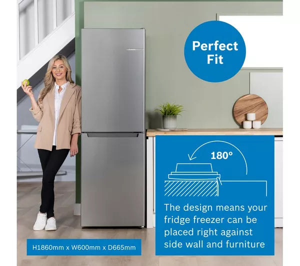 Frigorífico-congelador BOSCH Serie 2 KGN34NLEAG 50/50