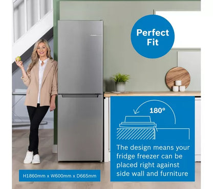 Frigorífico-congelador BOSCH Serie 2 KGN34NLEAG 50/50