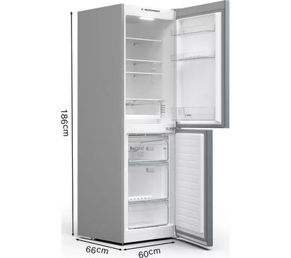 Frigorífico-congelador BOSCH Serie 2 KGN34NLEAG 50/50