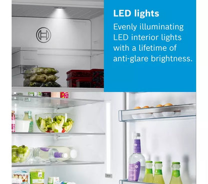 Frigorífico-congelador BOSCH Serie 2 KGN34NLEAG 50/50