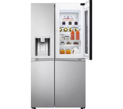 LG InstaView Porta-em-Porta GSXV91BSAE Geladeira e Congelador Estilo Americano