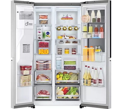 LG InstaView Porta-em-Porta GSXV91BSAE Geladeira e Congelador Estilo Americano