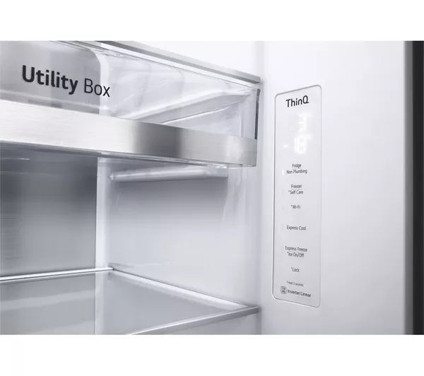 LG InstaView Porta-em-Porta GSXV91BSAE Geladeira e Congelador Estilo Americano