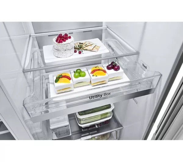 LG InstaView Porta-em-Porta GSXV91BSAE Geladeira e Congelador Estilo Americano