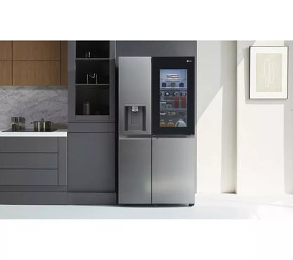 LG InstaView Porta-em-Porta GSXV91BSAE Geladeira e Congelador Estilo Americano