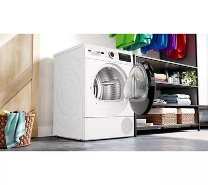 Secadora Bosch Serie 6 WQG24509GB, 9 kg, bomba de calor, color blanco