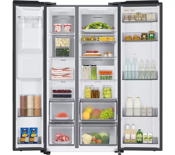 SAMSUNG Série 8 SpaceMax RS68A884CB1/EU Geladeira e freezer inteligente estilo americano
