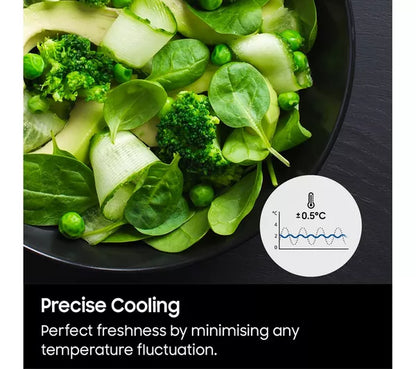SAMSUNG Série 8 SpaceMax RS68A884CB1/EU Geladeira e freezer inteligente estilo americano