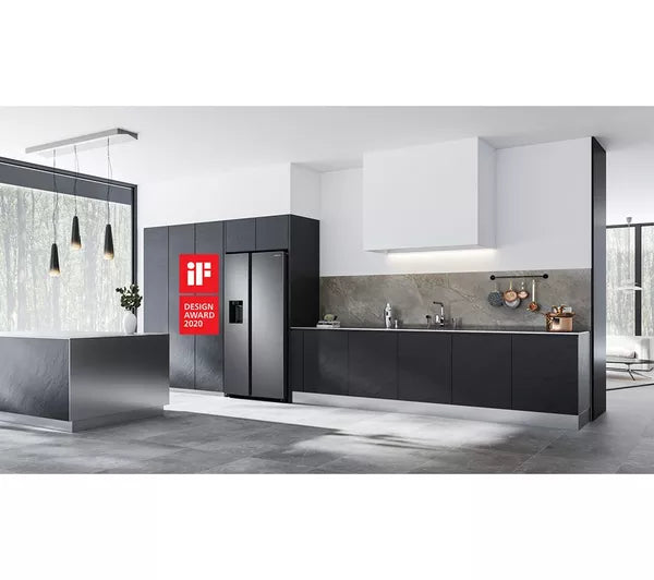 SAMSUNG Série 8 SpaceMax RS68A884CB1/EU Geladeira e freezer inteligente estilo americano