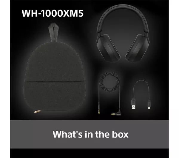 Auriculares inalámbricos Sony WH-1000XM5 con cancelación de ruido - Negros
