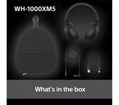 Auriculares inalámbricos Sony WH-1000XM5 con cancelación de ruido - Negros