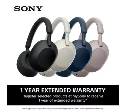 Auriculares inalámbricos Sony WH-1000XM5 con cancelación de ruido - Negros