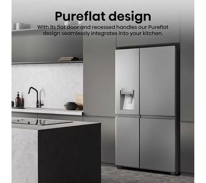 Hisense Pure Flat Infinite RS818N4TIE Geladeira e Freezer Inteligente Estilo Americano