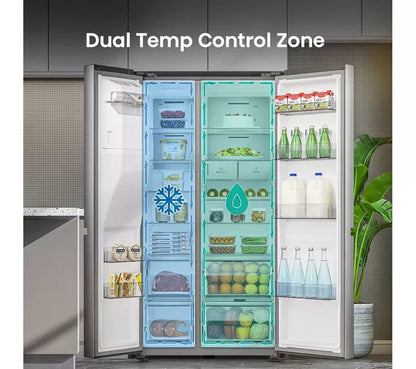 Hisense Pure Flat Infinite RS818N4TIE Geladeira e Freezer Inteligente Estilo Americano